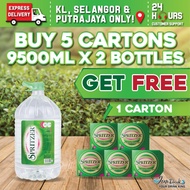 BUNDLE OF 5 CARTONS : SPRITZER MINERAL WATER 9500ML x 2 BOTTLES