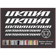 Unknown Fixie Bike Cutting Sticker 1 Set left and right Fixie Sticker