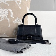 Balenciaga 巴黎世家 XS 沙漏包 黑銀