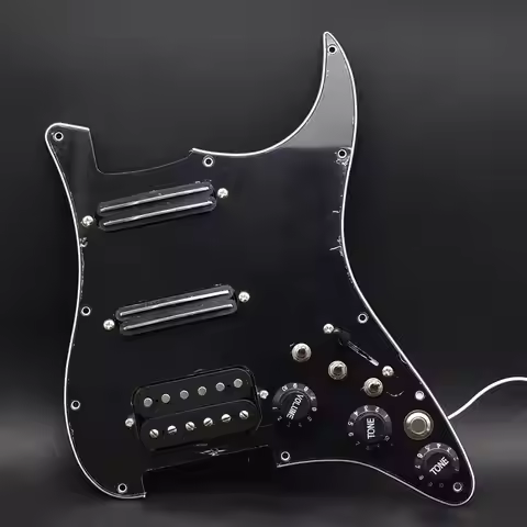 Dual Track Pickguard Pickup Assembly Quality Electronic Components for Electric Guitar Accessory Upg