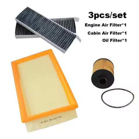 3pcs Filter Set For Dongfeng AX7 1.6T DFM Aeolus AX7 Pro 2020 2021 2022 Engine Cabin AC Air Oil Filt
