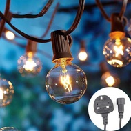 G G40 String Lights Plug-In Outdoor Garden Decorative Lights Waterproof European American British St