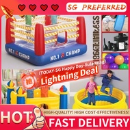 Children's Inflatable Bounce House Toy Small Playground Naughty Jumping Ball Pit Inflatable Castle I