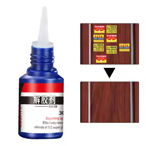 Glue Remover 30g Strong Efficient Glue Remover Acetone Cleaning Agent Dissolving Debonder Glue Degum
