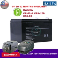 NEW Aquarium Hailea CP-60 CPA-60 CPA-120 CP60 CPA120 CPA60 ORIGINAL BATTERY AC/DC Air Oxygen Pump AC