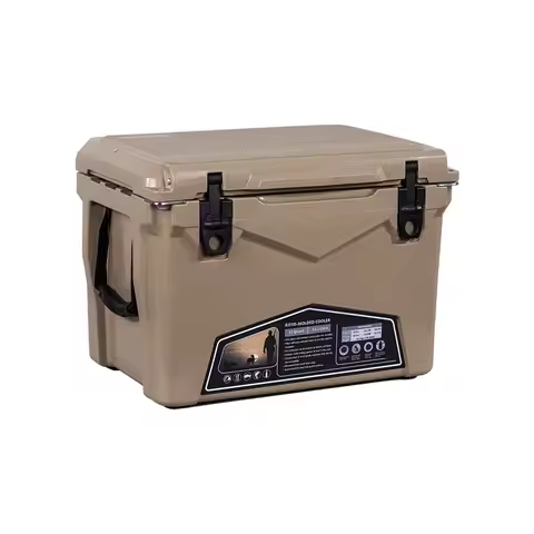 Oem Custom Portable Food 35qt Cooler Box Lldpe Fishing Ice Chest Cooler Outdoor Hard Camping Cooler 