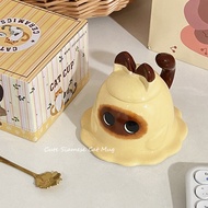 Office Funny Cup Office Funny Cup with Lid Birthday Girl Water Cup Cute Coffee Cup Heat-Resistant Ho