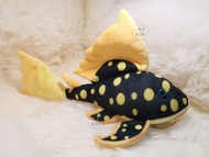 Sunshine Pleco - Plushies Soft Toy from Original Green Pleco (US Brand), Fish Aquarium Collectibles (12 inch, 30cm)