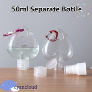 CYANCLOUD 50ml Heart Spray Bottle Refillable Perfume Lotion Jar