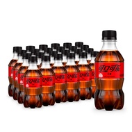 可口可乐 Coca-Cola 零度 Zero 汽水 碳酸饮料 300ml*24罐 整箱装 可口可乐出品 新老包装随机发货