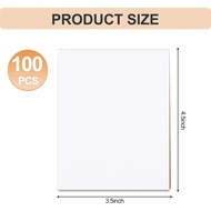 100 Cardboard Sleeves 4.5 x 3.5 Inches Sports Card Folders Trading Card Packaging Cardboard Mailing 