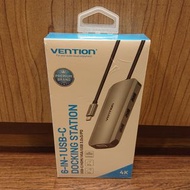 門市全新現貨‼️ Vention 6合1 USB-C Docking Station USB HUB［TOIHB］