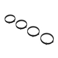 Seamless Follow Focus Ring Set of 4, with AB Stop and Non-Slip Rubber, Standard M0.8 Focus Gear Ring