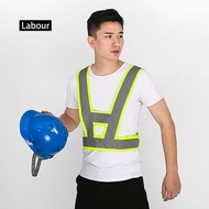 Antifreeze V-Shaped Reflective Vest Riding Reflective Construction Sanitation Building Reflective Ve