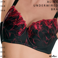🚗NEW ARRIVAL ✽AVON BRA - Alina Under Wire Bra【B,C,D】 42D (Black)✽ Embroidery
