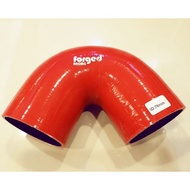76mm 76 mm 3" Forged Racing 135 degree Elbow Straight Silicone Red Hose