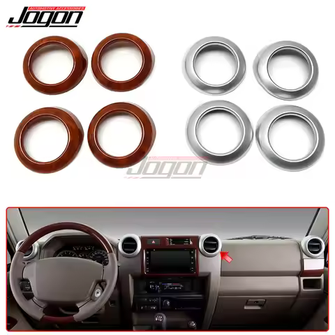Car Console Air Condition Outlet Vent Cover Trim For Toyota Land Cruiser LC70 LC71 LC76 LC79 LC78 FJ