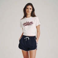 Zip-up shirt set with hemmed shorts