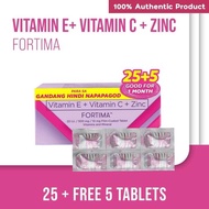 Fortima (Vitamin C + Zinc Vitamin E) 25S FREE 5 Capsules