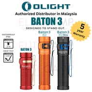 Olight Baton 3 (Pro) (Pro Max) Rechargeable Water Proof Magnetic Flash Light Camping Hiking Emergenc