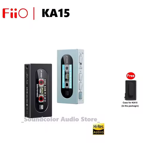 FiiO KA15 Portable USB DAC AMP Headphone Amplifier Dongle Desktop Mode Hi-Res Audio dual CS43198 chi