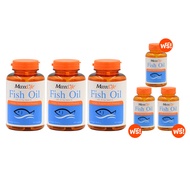 (3 กระปุกใหญ่ แถมฟรี 3 กระปุกเล็ก) MaxxLife Fish Oil Plus Vitamin E แม็กซ์ ไลฟ์ น้ำมันปลา ผสมวิตามินอี อาหารเสริมน้ำมันปลาสกัด แบบซอฟเจล บรรจุ 90 เม็ด
