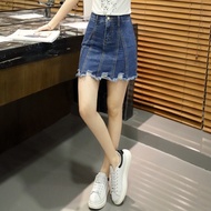 GBJ jeans high waist short jeans skirt