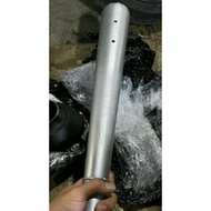 Exhaust filter drill inlet 50mm to 38mm hole 43.52 total length 40cm