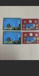 迎接97香港回歸祖國紀念章及紀念錢幣 $40一套 Hong Kong 1997 Commemorative Coins Set