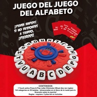 Family Word Game for Kids & Adults 20-Letter Press Themed Board Game for Family Fun Game Night