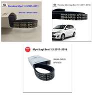 JAPAN#NGK FAN BELT 4PK1705 4PK1630 6PK1630 for PERODUA MYVI 1.3 2005-2011 MYVI LAGI BEST 1.3 1.5 201