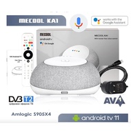 Mecool Homeplus KA1 Google Voice assistant with DVB T2/C round 2*5W RMS stereo BT Speaker Smart Home