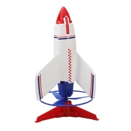 [Nosafhu] Kids Rocket Toy Rocket Toy with Decals Fun Rechargeable Rocket Toy for Boys Educational Ou