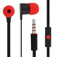 【HTC】 聆悅 MAX300 立體聲原廠扁線入耳式耳機 黑紅 (台灣原廠公司貨-密封袋包裝)