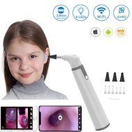 HD Ear Scope Wireless Ear Camera With 6 LED Lights For Kids And Adults Support Android IOS 3.9mm 720