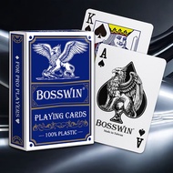 [BOSSWIN] Eagle Honor Grade Plastic Playing Cards-Single Set | MIT Texas Cards, Casino Cards