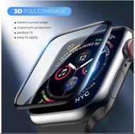 iWatch Cover Case for Apple Watch Series 5 / Series 4 Screen Protector 44mm, 2019 New iWatch Overall Protective Case TPU HD Clear Ultra-Thin Cover for Series 5/4 (44mm) 蘋果手錶全屏玻璃保護貼 4代 / 5 代