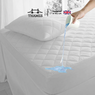 Thames ผ้ารองกันเปื้อน แบบกันน้ำ 100 % ที่นอน Premium Supersoft Protector กันเปื้อนที่นอน ผ้าคลุมที
