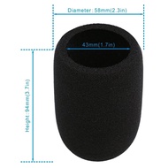 - 1PC AT2020 Mic Windscreen Cover Windproof Foam Filter For Audio Technica ATR2500 AT2035 AT2050 AT4