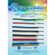 PER METER - IZ 2.5 mm² CABLE - PVC INSULATED NON-SHEATHED CABLE (MS IV 01)