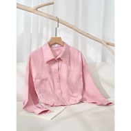 Áo sơ mi nữ YOUNGER BY CARDINA vải thô gió kiểu dài tay 5YASD18