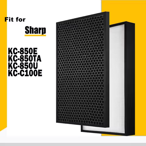 FZ-C100HFE FZ-C100DFE HEPA Carbon Filter for Sharp Air Purifier KC-850E KC-850TA KC-850U KC-C100E