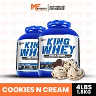 COMBO Muscle Kingdom King Whey 4 lbs/ 1.8 kg /71 servings x 2 Unit Protein Fitness Supplement