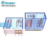 FINDER 100%-NEW 5pcs 44.52S 12VDC 24VDC 2CO 6A 40.52.7.024.0000 40.52.7.012.0000 8A 8PIN Relay Origi