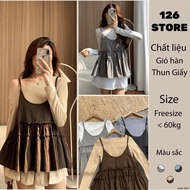 2-String Camisole Set with Welded Ruffles and Paper T-shirt 12 MONTHS MA802