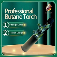 Professional Butane Torch | Precision Butane Flame | Refillable & Windproof | Professional-Grade Per