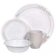 HOT🔥LANGKAWI CORELLE 16PCS LIVINGWARE ROUND DINNER SET-APRICOT GROVE