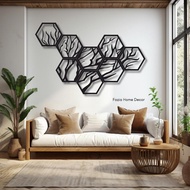 HEXAGONAL TREE TWIG 8 PANEL BOHEMIAN STYLE TREE DECORATION