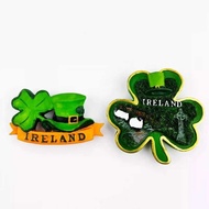 Ireland Refrigerator Sticker Shamrock Travel Souvenir