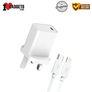 ROCK T19 PD20W USB-C CHARGER FAST CHARGING C TO L CABLE